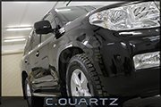 Toyota Land Cruiser обработан кварцевой защитной полировкой CQuartz