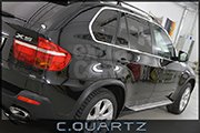 BMW X5 обработан кварцевой защитной полировкой CQuartz.