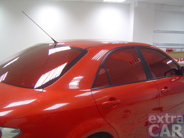 Тонировка Mazda 6 пленка красная FOLIA TEC
